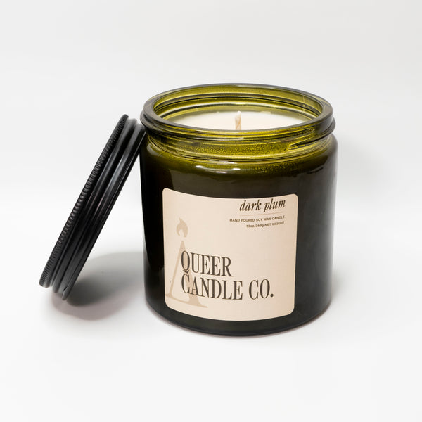 Dark Plum Soy Candle