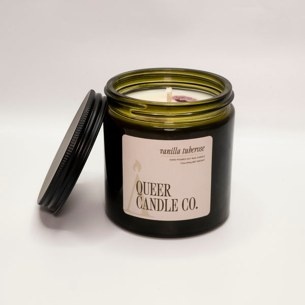 Vanilla Tuberose Soy Candle