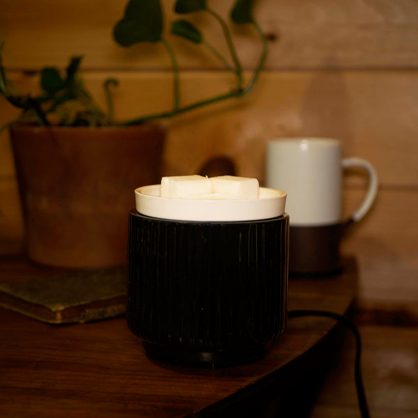 Black & White Ceramic Wax Melter