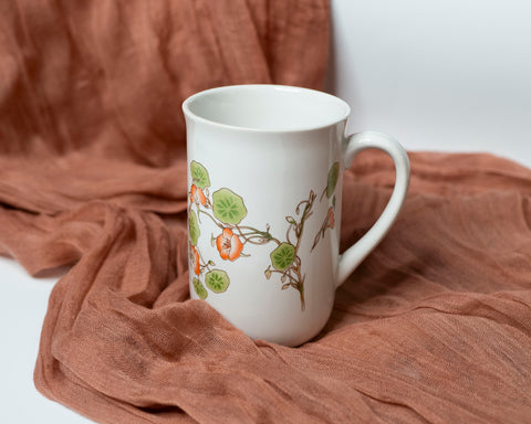 Thrifted Collection: Orange Lillies Mug