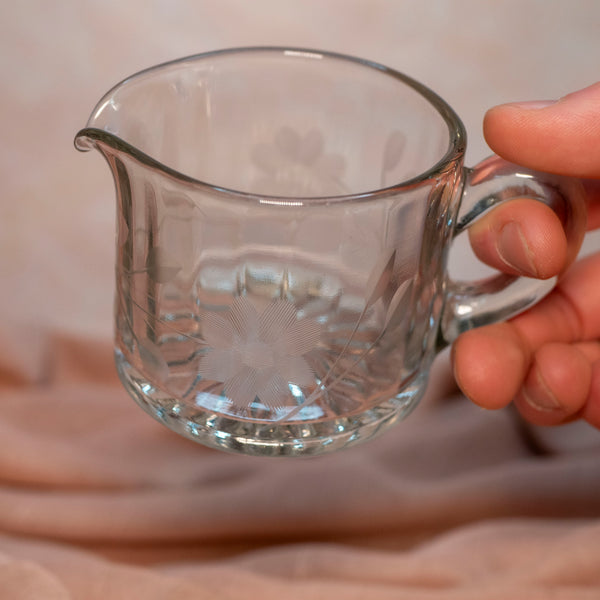 Thrifted Collection: Mini Glass Pitcher + Freebie!