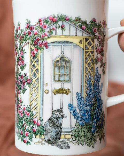 Thrifted Collection: Cat in the Doorway Mug