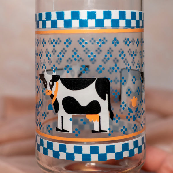 Thrifted Collection: Cow Glass
