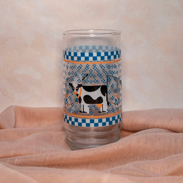 Thrifted Collection: Cow Glass