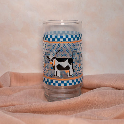 Thrifted Collection: Cow Glass