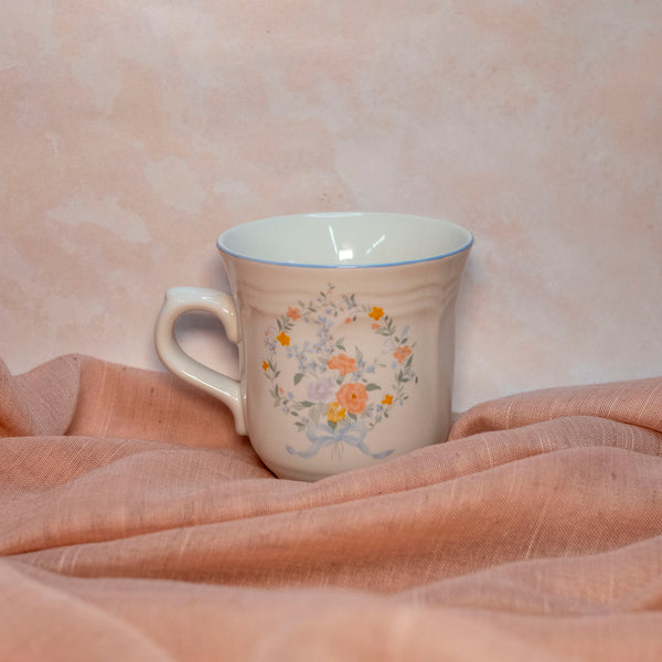 Thrifted Collection: Flower Wreath Mug
