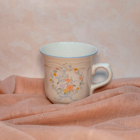 Thrifted Collection: Flower Wreath Mug