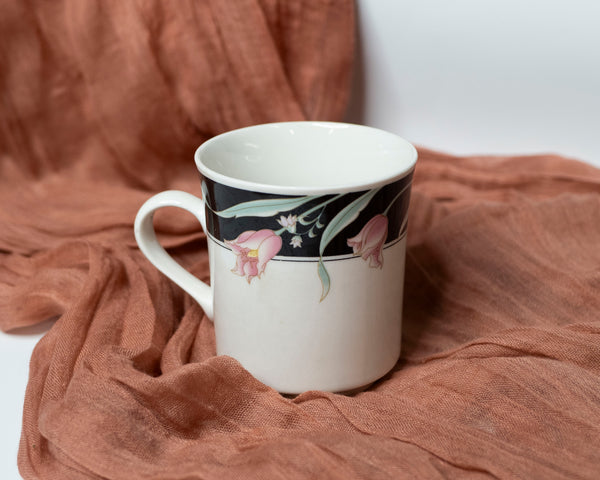 Thrifted Collection: Pink Flowers Mug