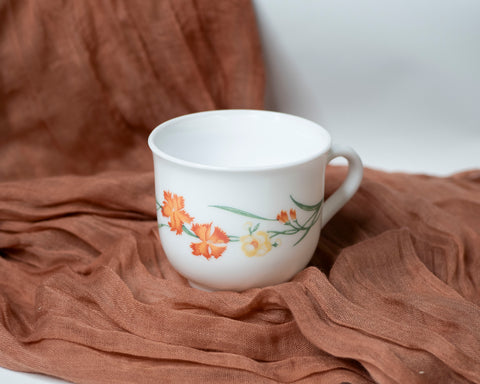 Thrifted Collection: Floral teacup