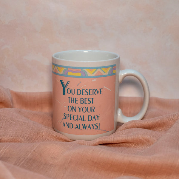 Thrifted Collection: You Deserve the Best Mug